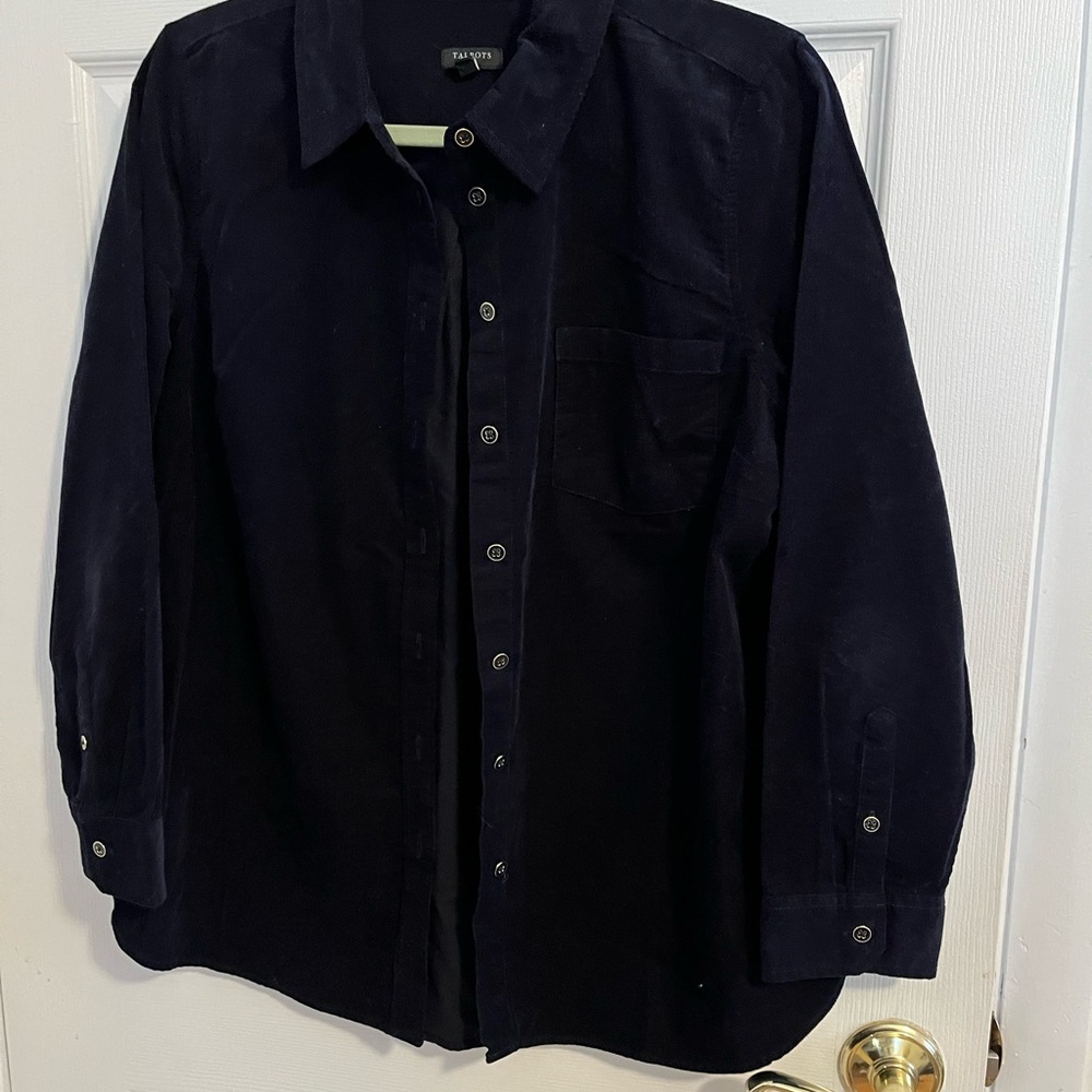 Talbots women’s pinwale corduroy shirt.